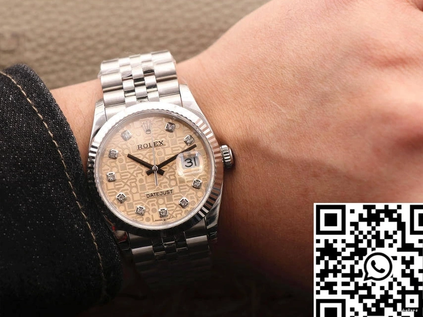 36MM EW M126234-0023 Factory Diamond-Studded Datejust Dial Rolex 0328